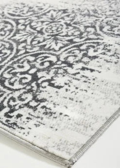 bonprix Sehr Beliebt|Veloursteppiche|Teppich mit Patchworkmusterung grau