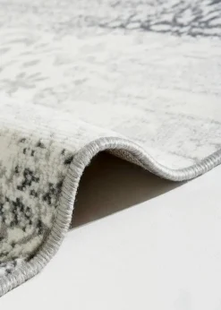 bonprix Sehr Beliebt|Veloursteppiche|Teppich mit Patchworkmusterung grau