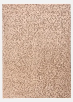 bonprix Veloursteppiche|Teppich mit weicher Oberfläche sand