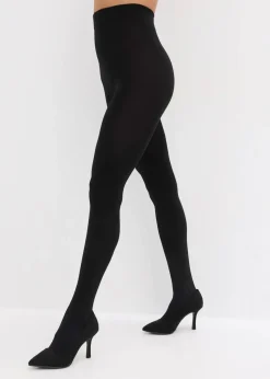 bonprix Wäsche·Socken & Strumpfhosen|Thermounterwäsche|Thermo Fleece Strumpfhose 140den (2er Pack) schwarz/schwarz