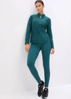 Thermo Funktionsjacke mit halben Reißverschluss, schnelltrocknend|bonprix Discount