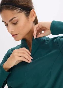 Thermo Funktionsjacke mit halben Reißverschluss, schnelltrocknend|bonprix Discount