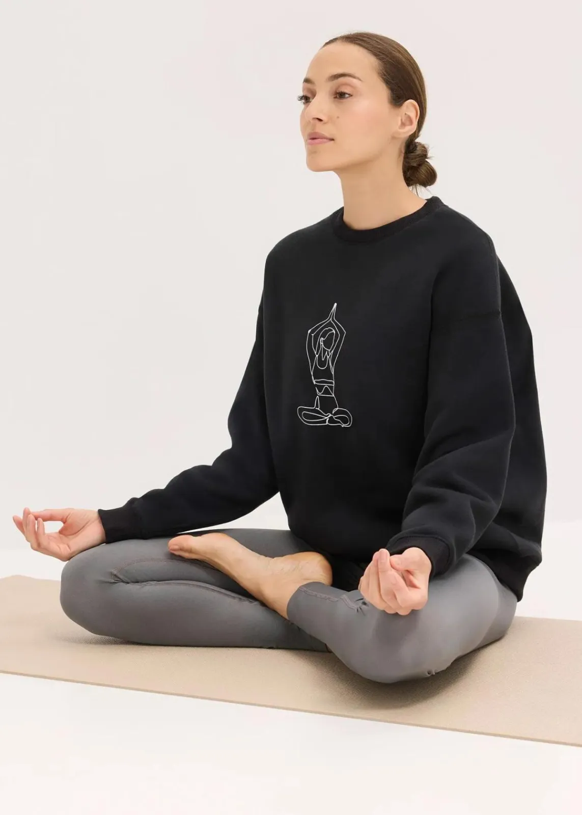 Thermo Oversized Funktions-Sweatshirt, schnelltrocknend|bonprix Clearance