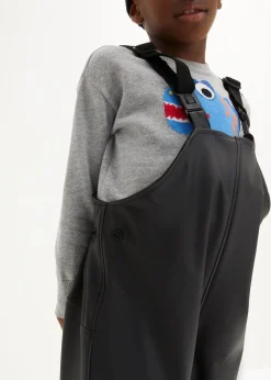 bonprix Jungen 2-8 Jahre·Jeans & Hosen|Jungen 2-8 Jahre·Jacken & Outdoor|Thermo Regenlatzhose mit Fleecefutter schwarz