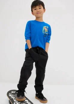 Thermo Regular Fit Cargohose mit Jerseyfutter|bonprix New