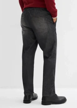 Thermo Regular Fit Schlupf-Jeans mit Flanellfutter, Straight|bonprix Online
