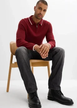 Thermo Regular Fit Schlupf-Jeans mit Flanellfutter, Straight|bonprix Online