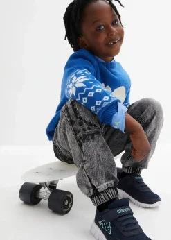 bonprix Jungen 2-8 Jahre·Jeans & Hosen|Jungen 2-8 Jahre·Jacken & Outdoor|Thermo Regular-Fit-Schlupf-Jeans mit Jerseyfutter schwarz denim