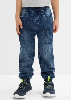 bonprix Jungen 2-8 Jahre·Jacken & Outdoor|Jungen 2-8 Jahre·Jeans & Hosen|Thermo Regular-Fit-Schlupf-Jeans mit Jerseyfutter blau denim