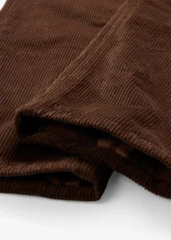 bonprix Große Größen|Outdoorbekleidung|Thermo Relaxed Fit Cordhose mit Flanellfutter, Straight braun
