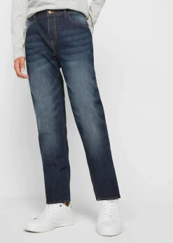 Thermo Slim-Fit-Jeans mit Fleecefutter, Straight|bonprix Online