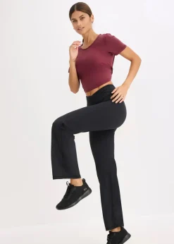Thermo Sport-Hose aus weichem Material, gerades Bein|bonprix Clearance