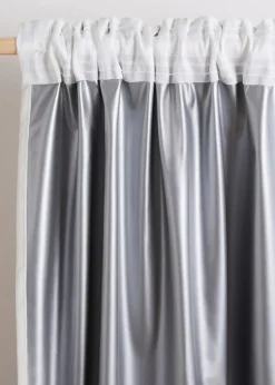 bonprix Vorhänge|Fensterverdunkelung|Thermo Verdunkelungsvorhang mit samtiger Oberfläche (1er Pack) creme