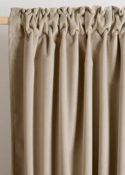 Thermo Verdunkelungsvorhang mit samtiger Oberfläche (1er Pack)|bonprix Sale