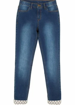 bonprix Mädchen 9-16 Jahre·Jacken & Outdoor|Mädchen 9-16 Jahre·Jeans|Thermojeans mit Flanellfutter blue stone