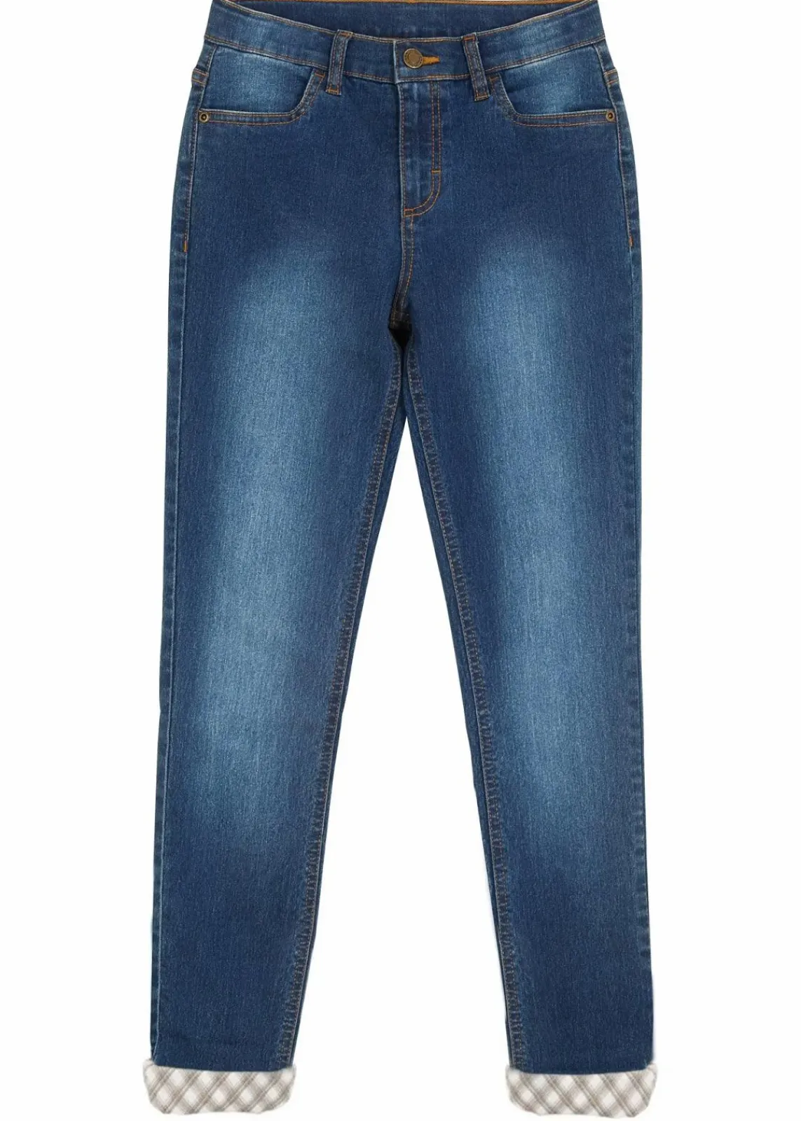 bonprix Mädchen 9-16 Jahre·Jacken & Outdoor|Mädchen 9-16 Jahre·Jeans|Thermojeans mit Flanellfutter blue stone