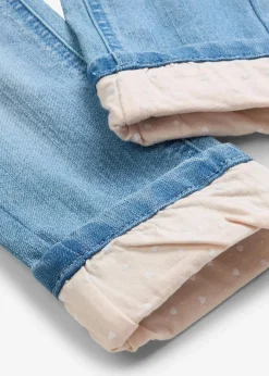 bonprix Mädchen 9-16 Jahre·Jeans|Mädchen 2-8 Jahre·Jeans & Hosen|Thermojeans mit Jerseyfutter Slim Fit hellblau denim