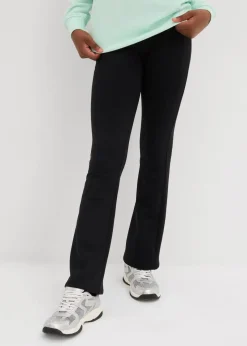 bonprix Mädchen 9-16 Jahre·Mehrfachpacks|Mädchen 9-16 Jahre·Hosen & Leggings|Thermo-Leggings Bootcut (2er Pack) schwarz+schwarz