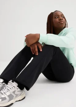 bonprix Mädchen 9-16 Jahre·Mehrfachpacks|Mädchen 9-16 Jahre·Hosen & Leggings|Thermo-Leggings Bootcut (2er Pack) schwarz+schwarz