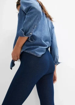 bonprix Bekleidung·Blazer|Thermo-Leggings für die Schwangerschaft in Jeansoptik blau