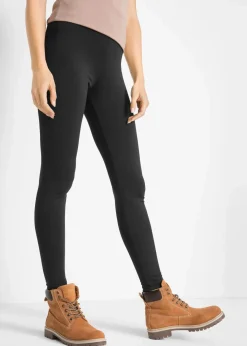 bonprix Bekleidung·Kleider|Thermobekleidung|Thermo-Leggings mit Bequembund schwarz