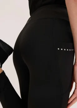 Thermo-Leggings mit reflektierenden Details und Handytasche|bonprix Clearance