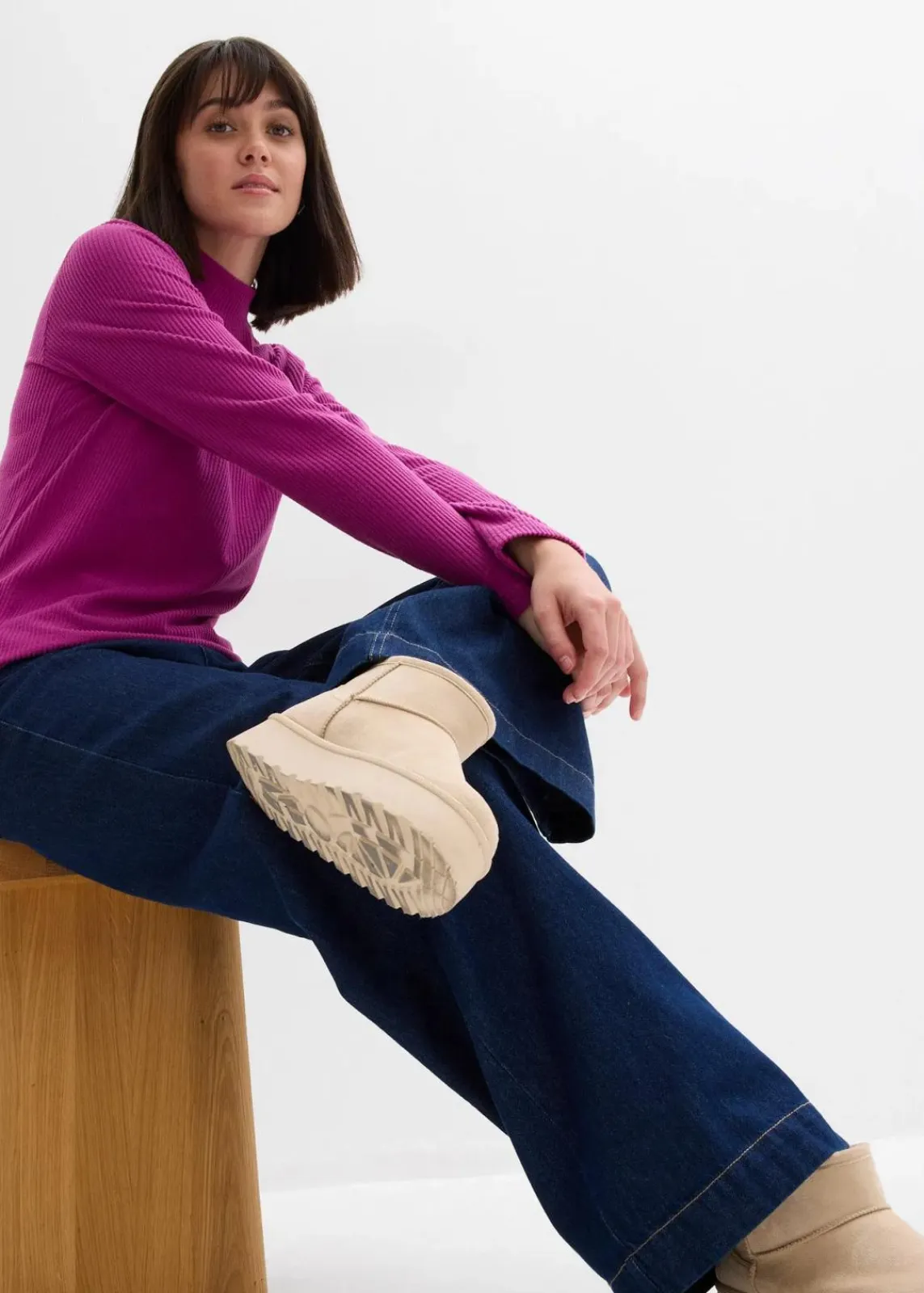 Thermoshirt mit Stehkragen|bonprix Online