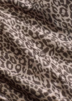 bonprix Bekleidung·Kleider|Thermounterwäsche|Thermo-Strumpfleggings braun/schwarz leo bedruckt