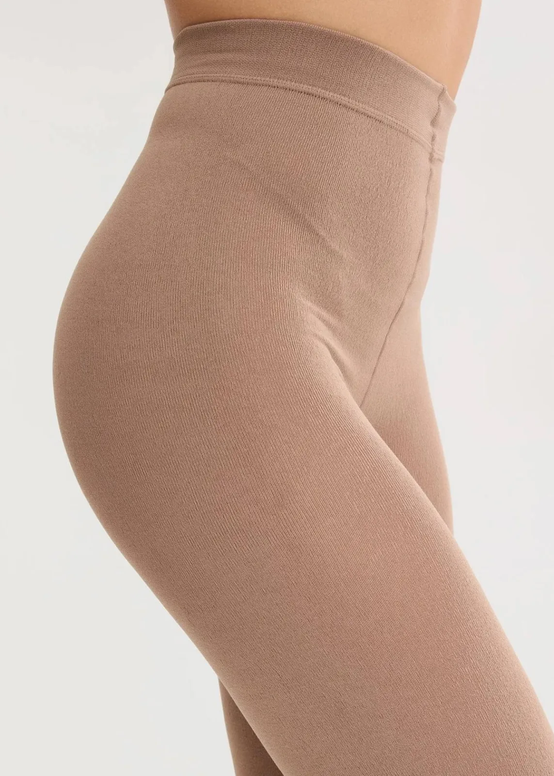 bonprix Thermounterwäsche|Nachhaltigere Materialien|Thermo-Strumpfleggings 140den dunkelbeige