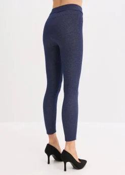 Thermo-Strumpfleggings in Jeansoptik|bonprix Outlet