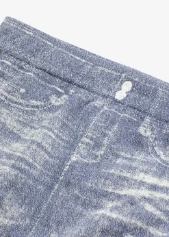 bonprix Bekleidung·Kleider|Thermounterwäsche|Thermo-Strumpfleggings mit weicher Innenseite blau jeansoptik