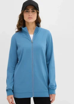 bonprix Bekleidung·Röcke|Bekleidung·Blusen & Tuniken|Thermo-Sweatjacke wellenblau