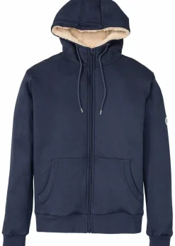 bonprix Große Größen|Outdoorbekleidung|Thermo-Sweatjacke mit Kuschel-Fleece-Futter dunkelblau