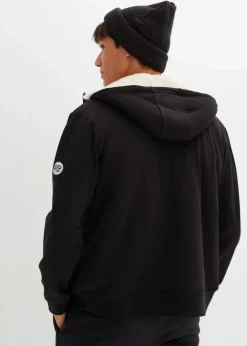 Thermo-Sweatjacke mit Kuschel-Fleece-Futter|bonprix New