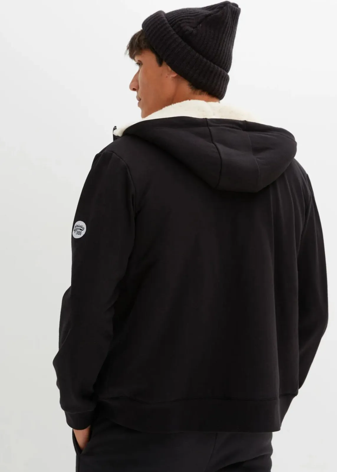 Thermo-Sweatjacke mit Kuschel-Fleece-Futter|bonprix New