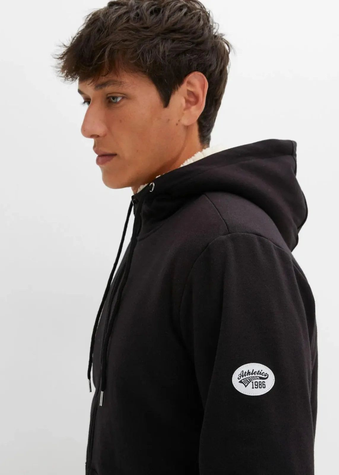 Thermo-Sweatjacke mit Kuschel-Fleece-Futter|bonprix New