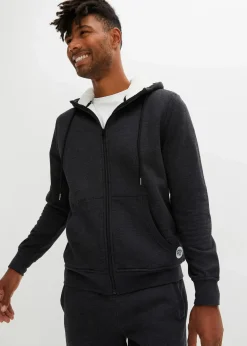 Thermo-Sweatjacke mit Kuschel-Fleece-Futter|bonprix Discount