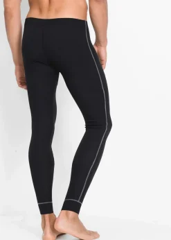 bonprix Pyjamas|Boxershorts|Thermo-Unterhose mit Eingriff schwarz