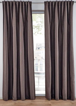 Thermo-Vorhang mit weicher Fleece-Rückseite, auch in extra breit (1er Pack)|bonprix New