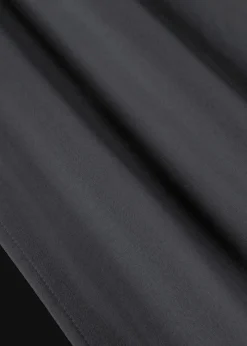 bonprix Vorhänge|Thermo-Vorhang mit weicher Fleece-Rückseite, auch in extra lang (1er Pack) grau