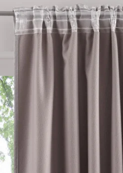 Thermo-Vorhang mit weicher Fleece-Rückseite, auch in extra lang (1er Pack)|bonprix Hot