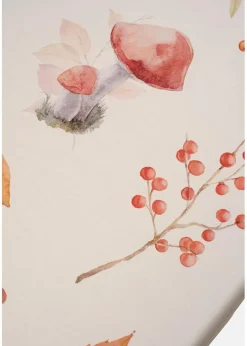 bonprix Geschirr & Servieren|Tischdecken|Tischdecke mit Herbst Motiv braun/rot/weiß