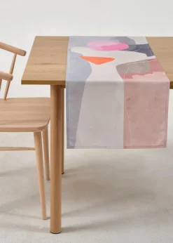 bonprix Geschirr & Servieren|Tischdecken|Tischläufer mit grafischem Druck wasserabweisend creme/bunt