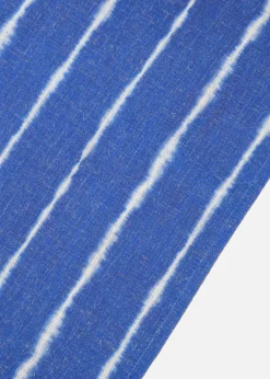 bonprix Geschirr & Servieren|Tischdecken|Tischläufer mit Leinenanteil dunkelblau/weiß