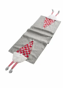 bonprix Geschirr & Servieren|Tischdecken|Tischläufer Wichtel mit Applikationen rot/grau/weiß