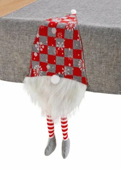 bonprix Geschirr & Servieren|Tischdecken|Tischläufer Wichtel mit Applikationen rot/grau/weiß