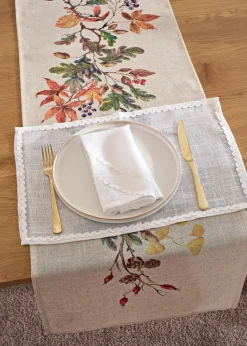 Tischset mit dekorativer Biese (2er Pack)|bonprix Clearance