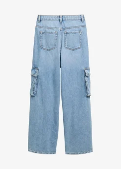 Tom Tailor Mädchen 9-16 Jahre·Jeans|Cargo-Jeans clean light stone blue denim