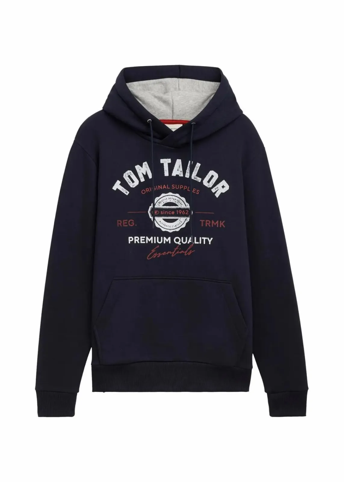 Tom Tailor Marken|Sweat|Hoodie blau bedruckt