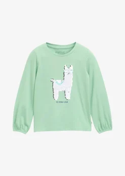 Tom Tailor Mädchen 2-8 Jahre·Shirts & Blusen|Langarmshirt light garden green bedruckt